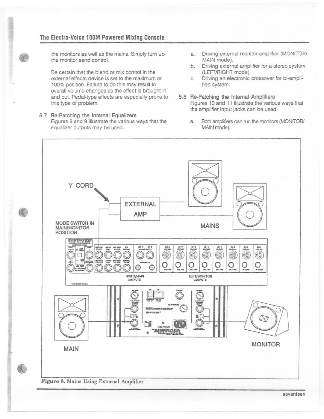 Electro-Voice 100M manual 