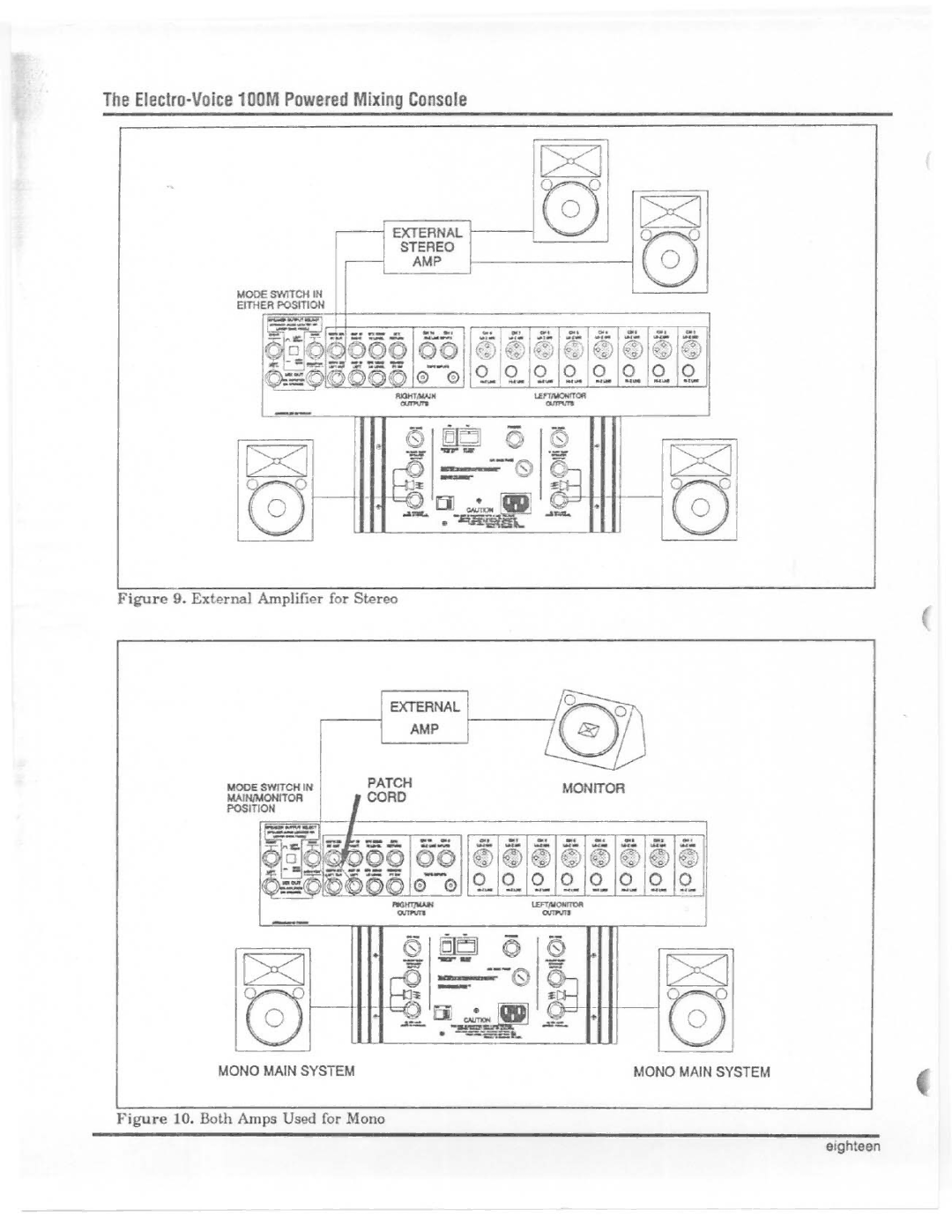 Electro-Voice 100M manual 