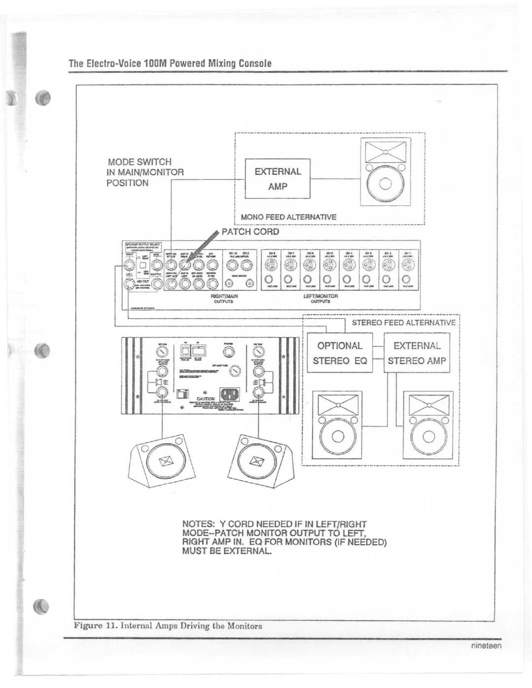 Electro-Voice 100M manual 