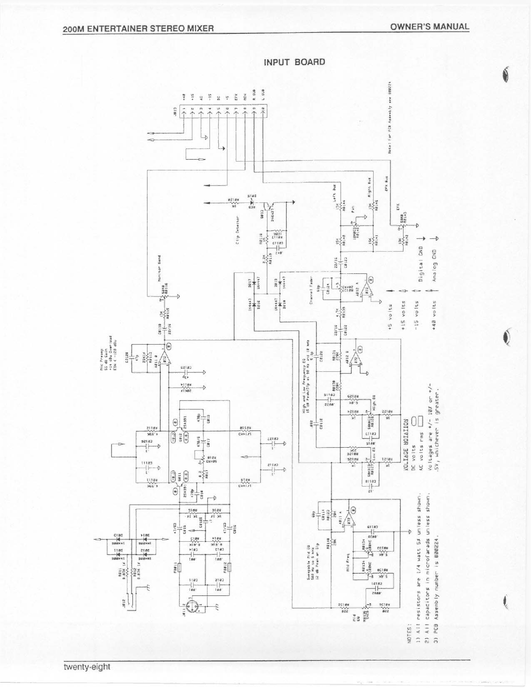 Electro-Voice 200M manual 