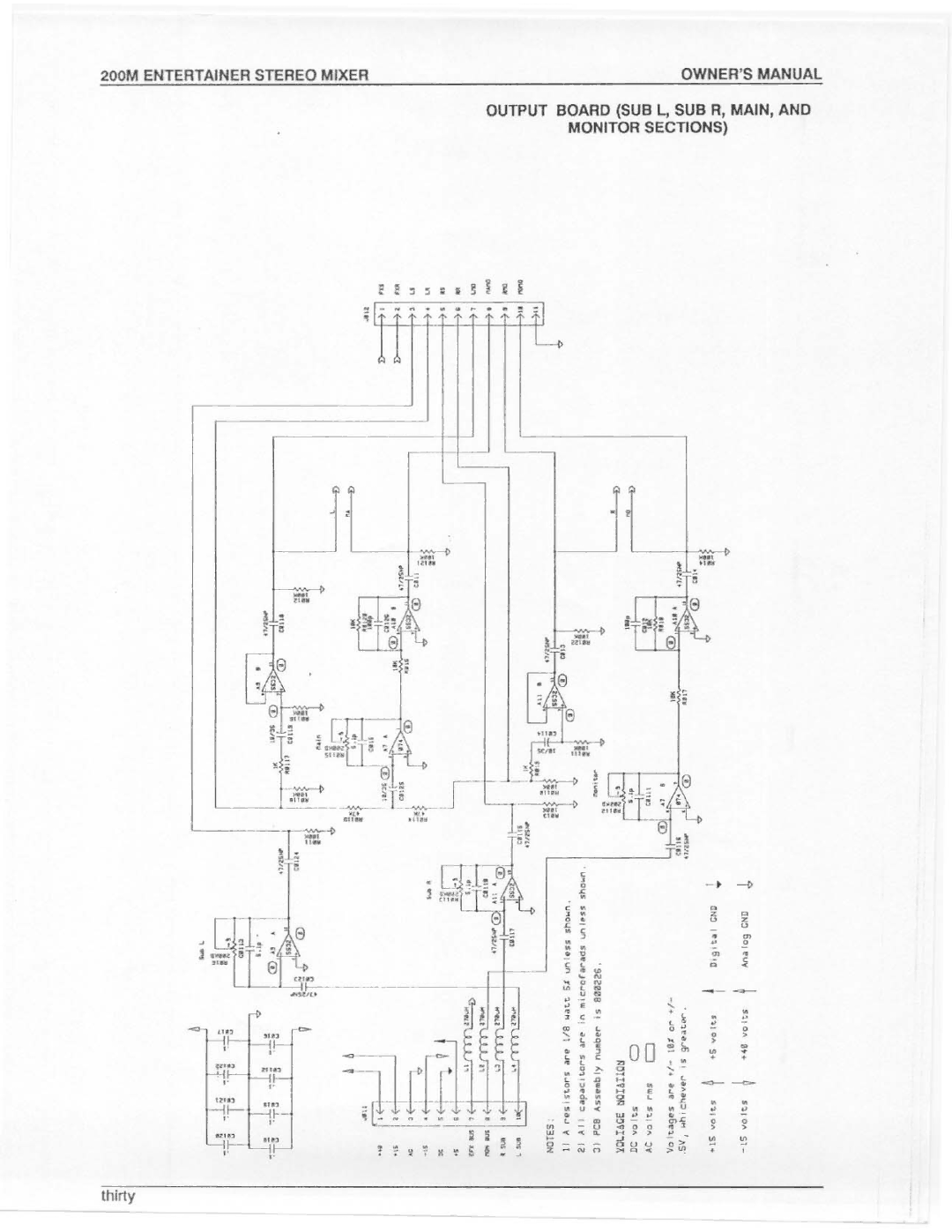 Electro-Voice 200M manual 