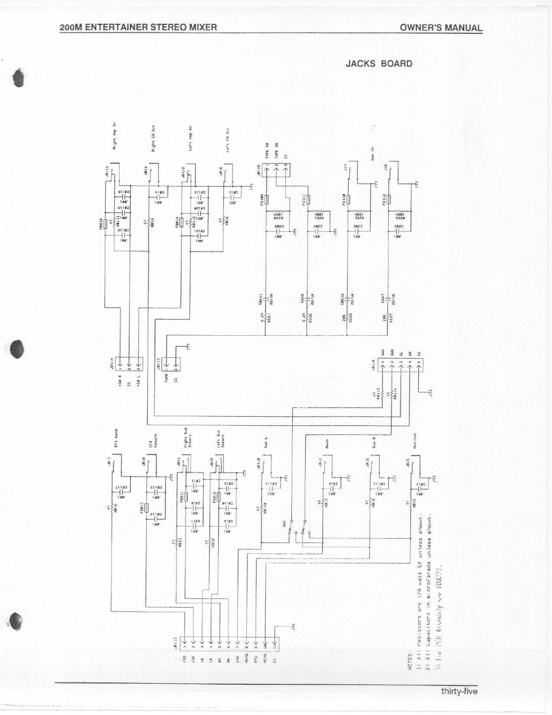 Electro-Voice 200M manual 