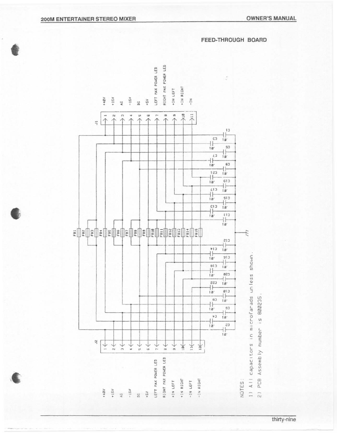 Electro-Voice 200M manual 