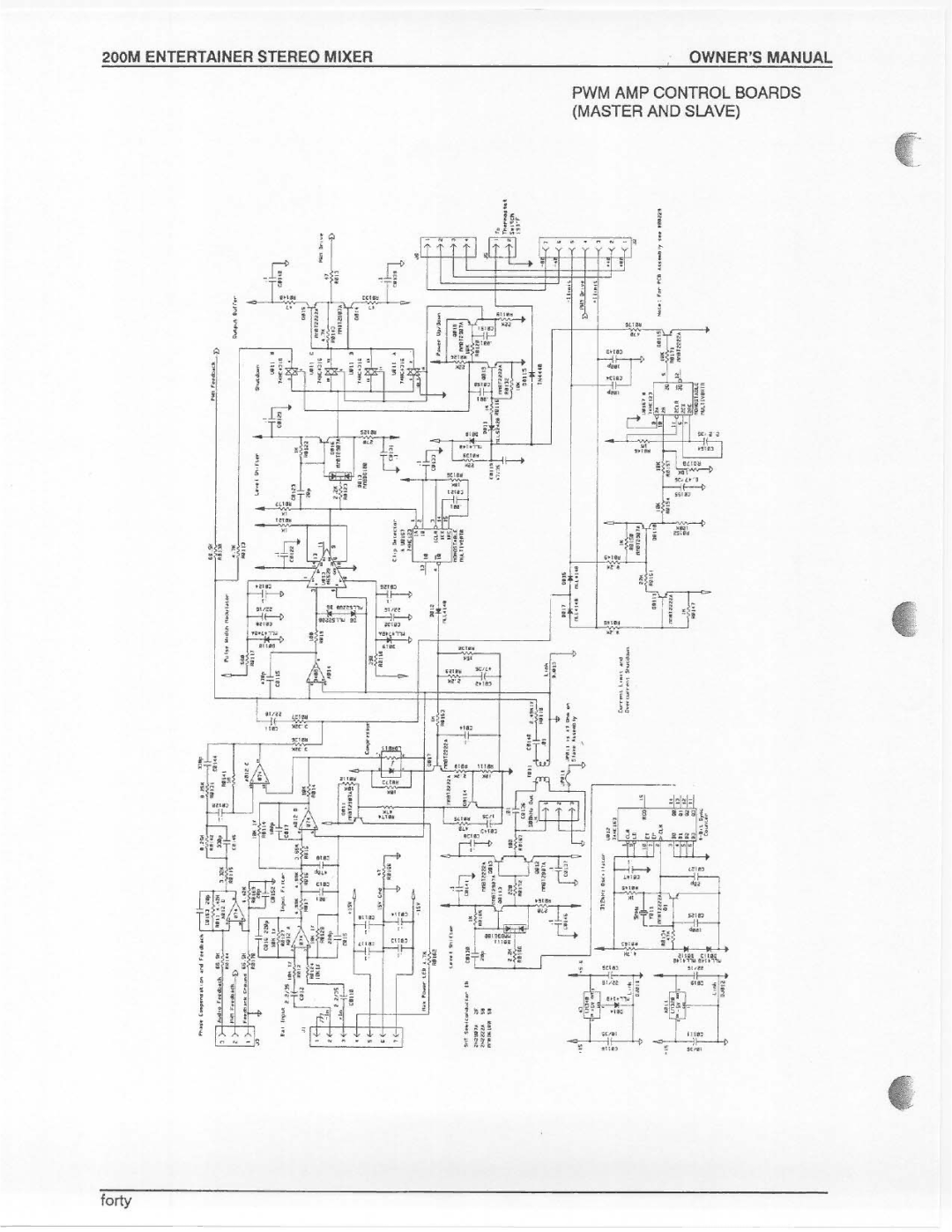 Electro-Voice 200M manual 