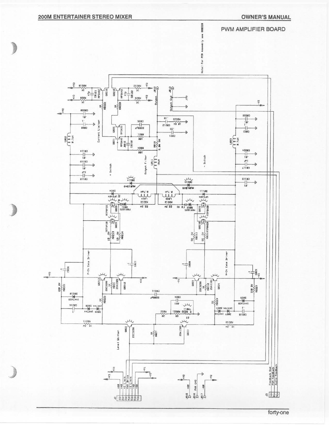 Electro-Voice 200M manual 