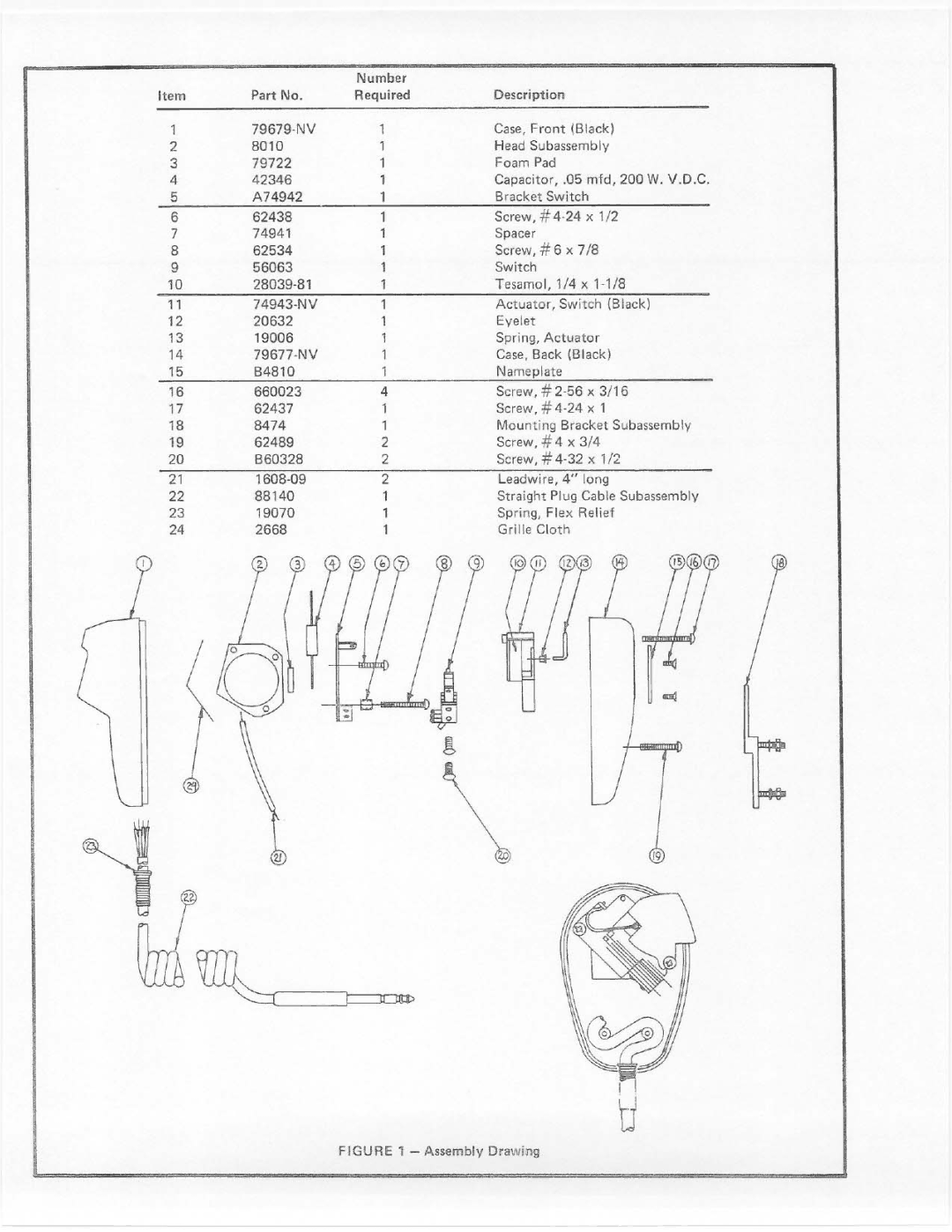 Electro-Voice 205C manual 