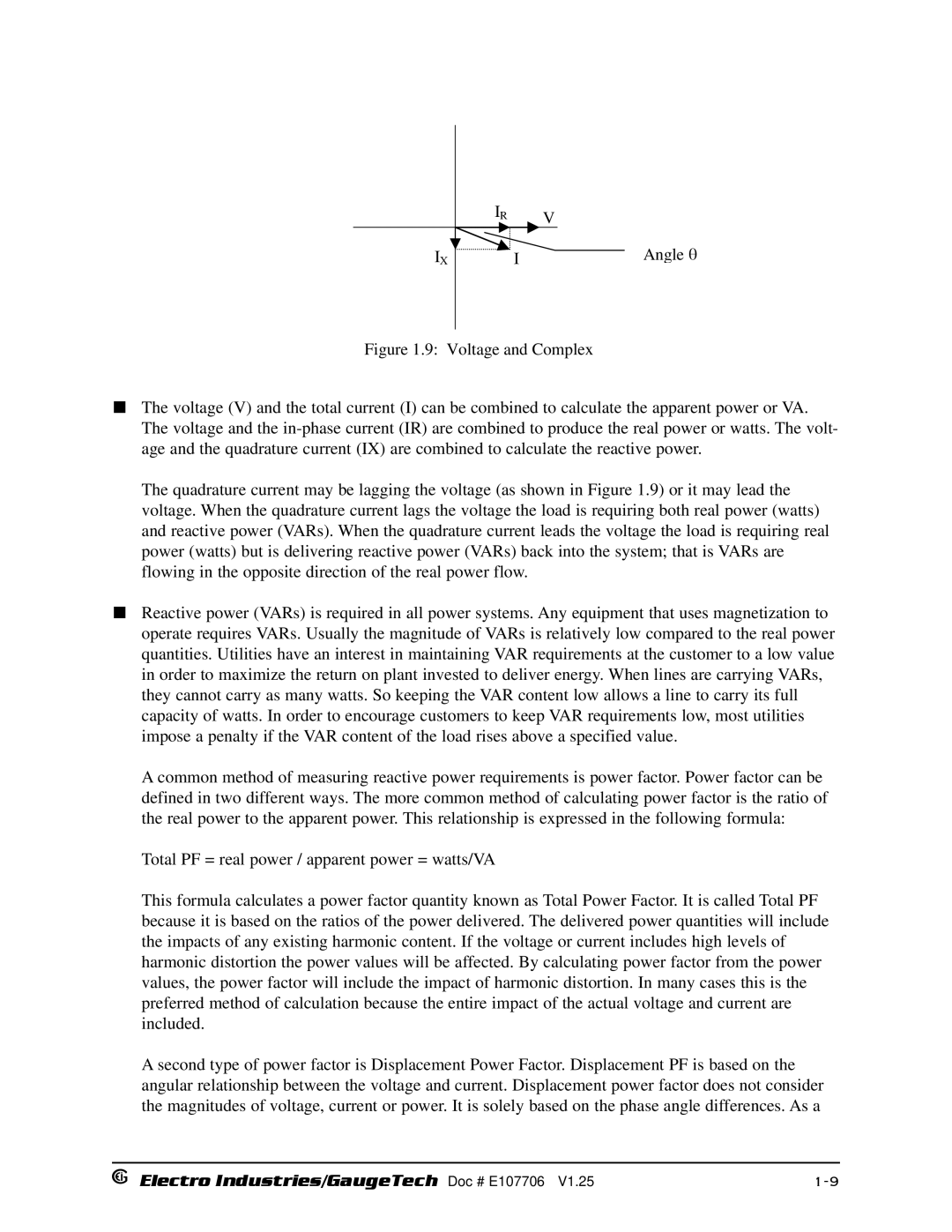 Electro-Voice 1252, 250 operation manual Voltage and Complex 