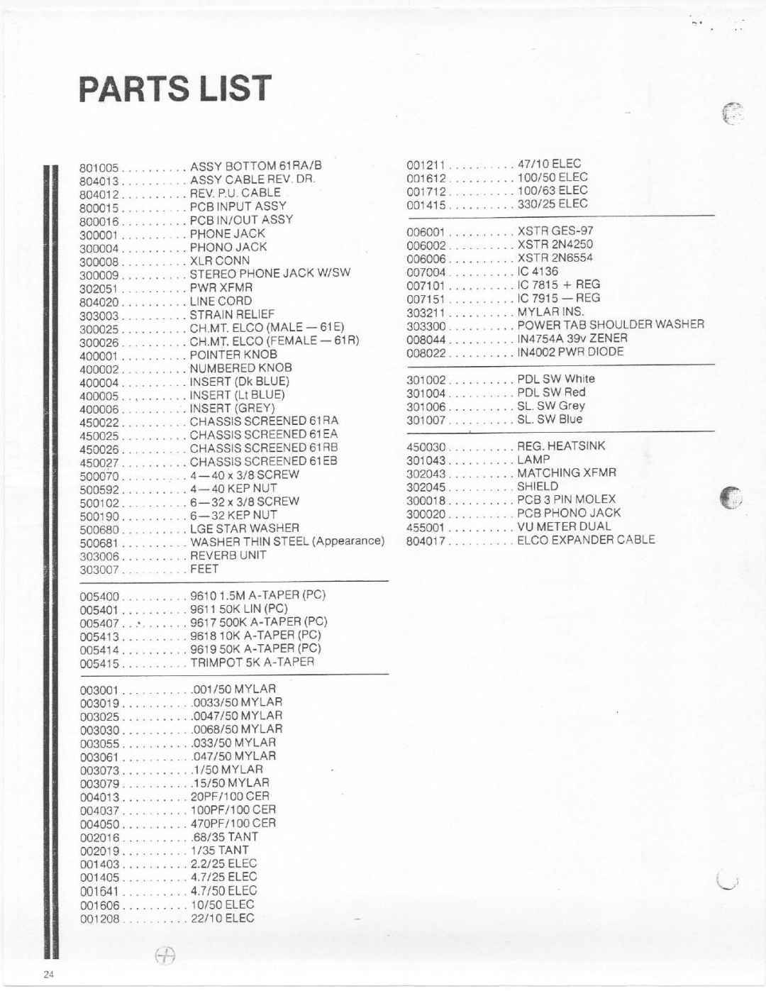 Electro-Voice 6100 SERIES manual 