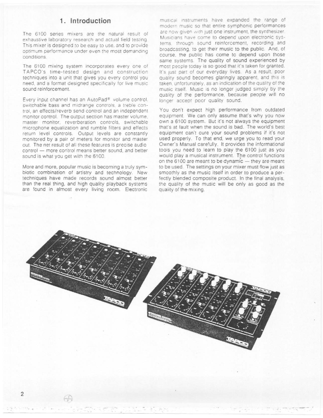 Electro-Voice 6100 SERIES manual 