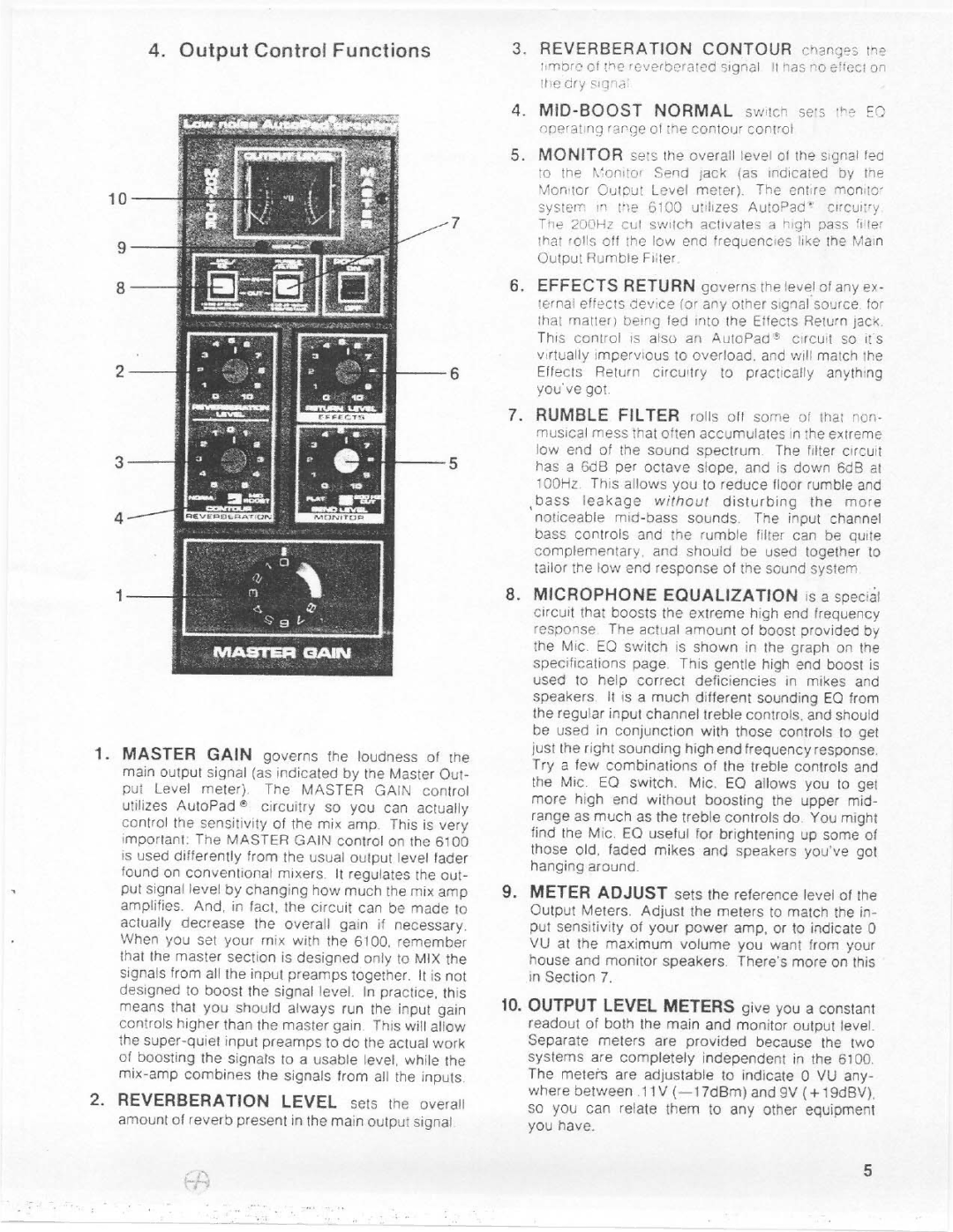 Electro-Voice 6100 SERIES manual 