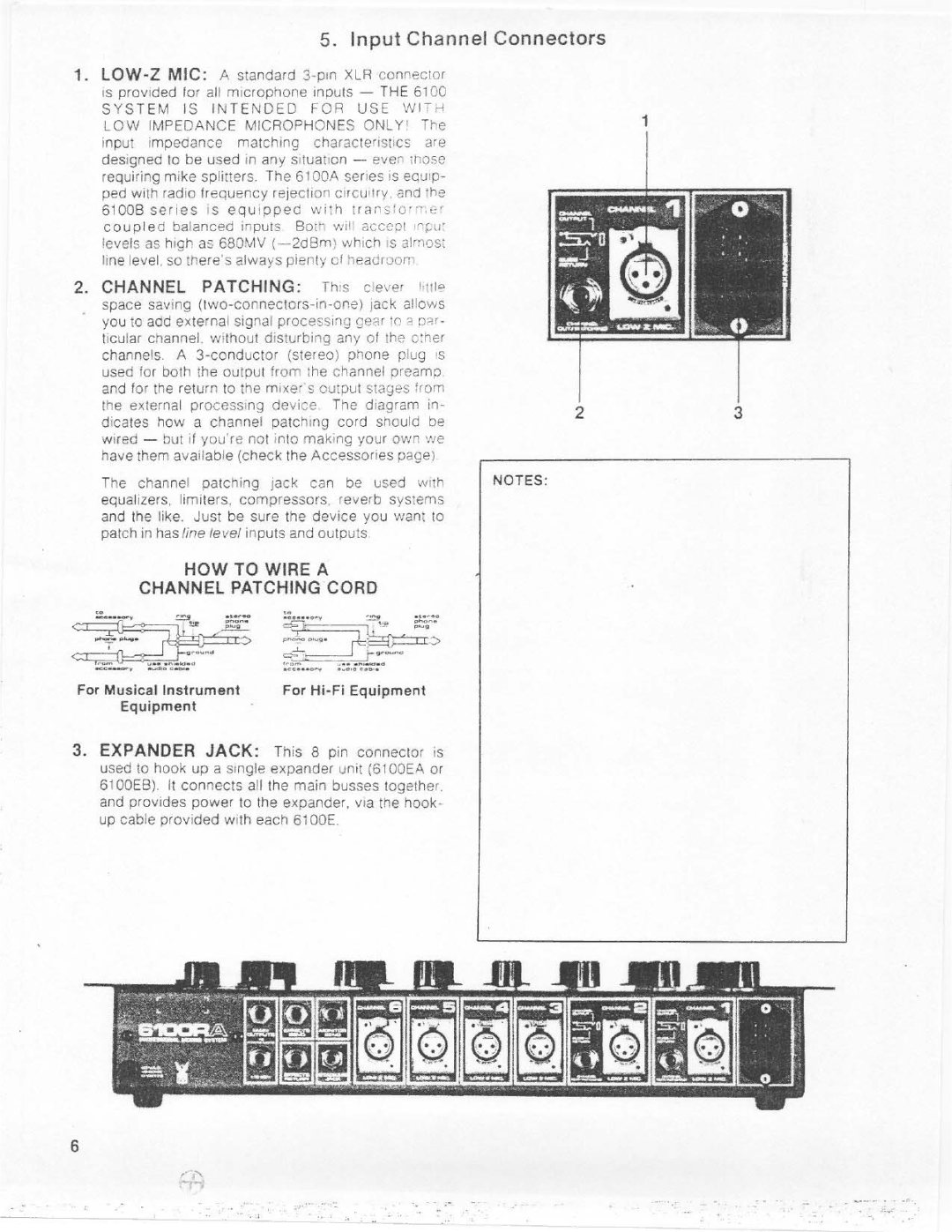 Electro-Voice 6100 SERIES manual 