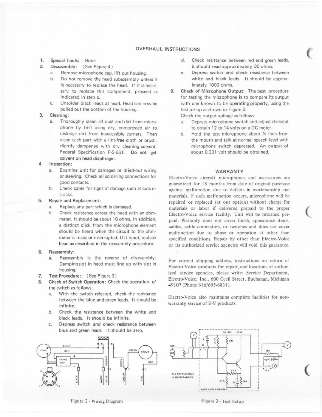 Electro-Voice 625TRSKK manual 