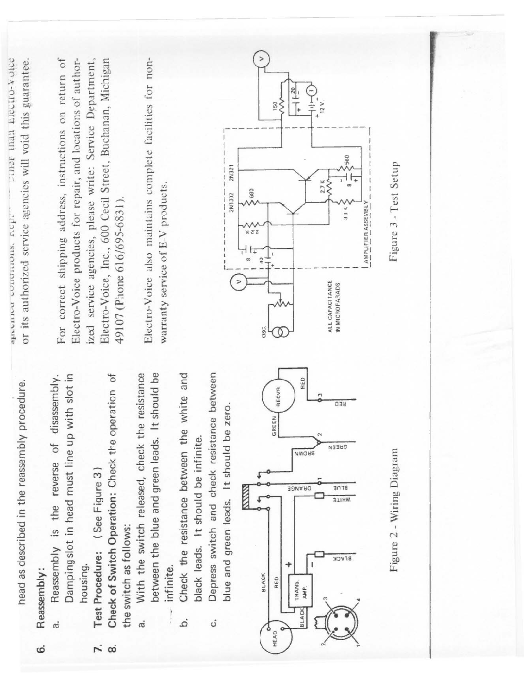 Electro-Voice 625TRSKK manual 