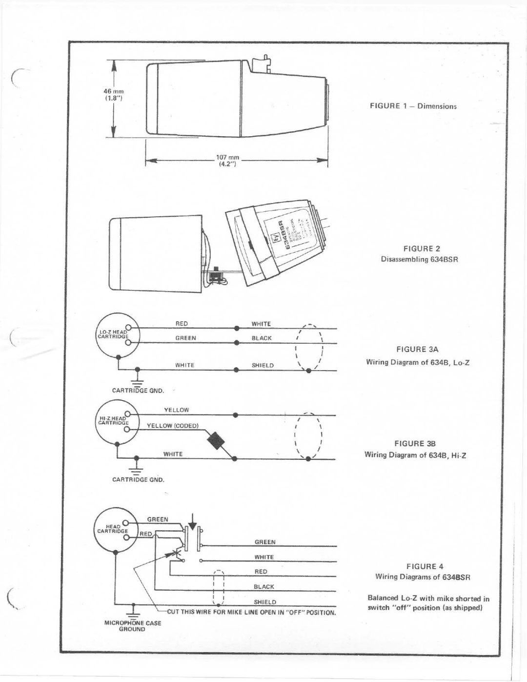 Electro-Voice 634BSR manual 