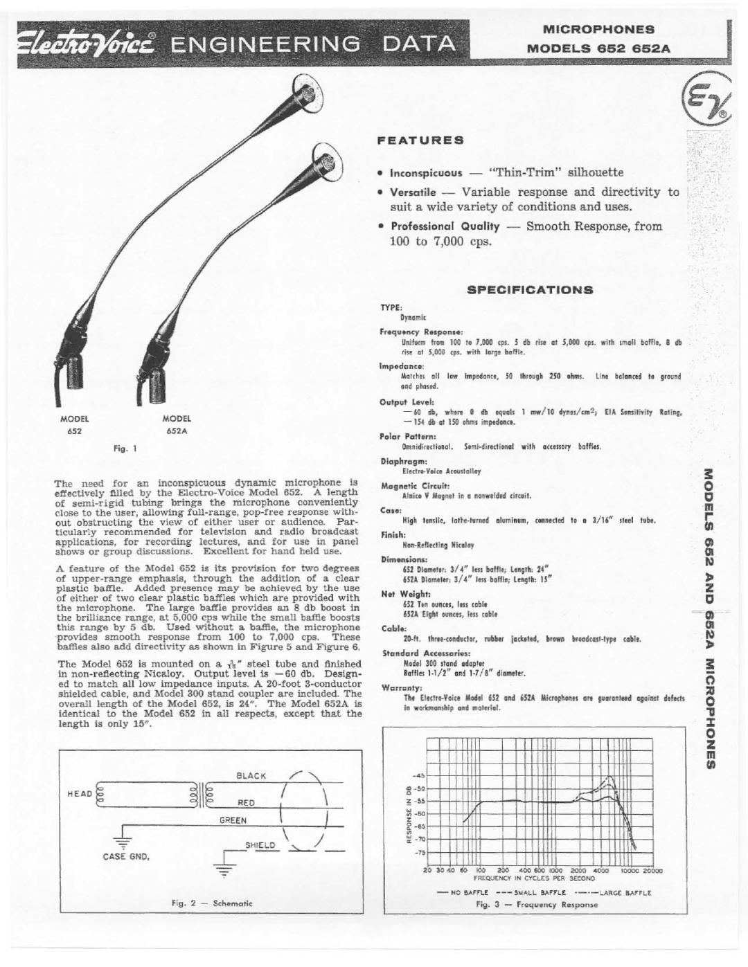 Electro-Voice 652A manual 