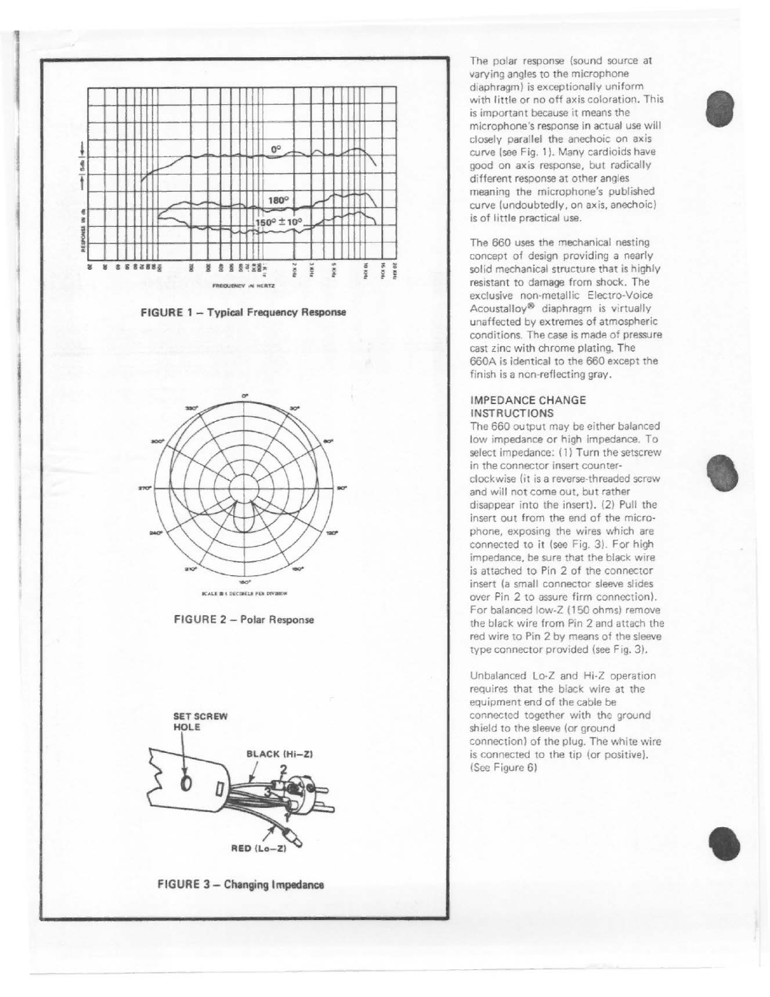 Electro-Voice 660A manual 