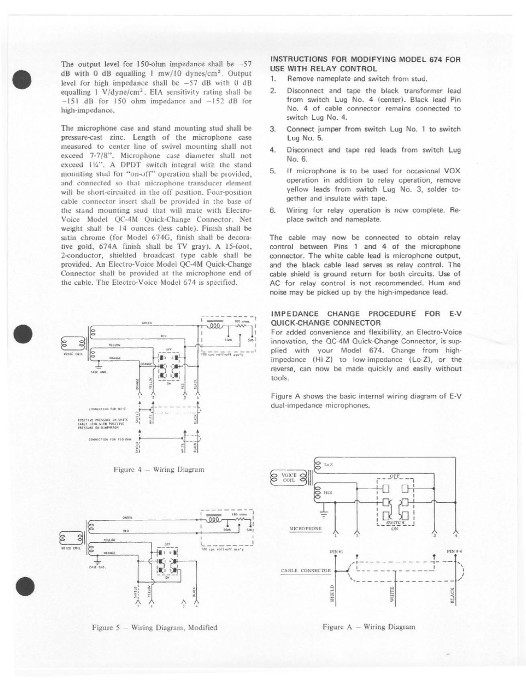 Electro-Voice 674 manual 