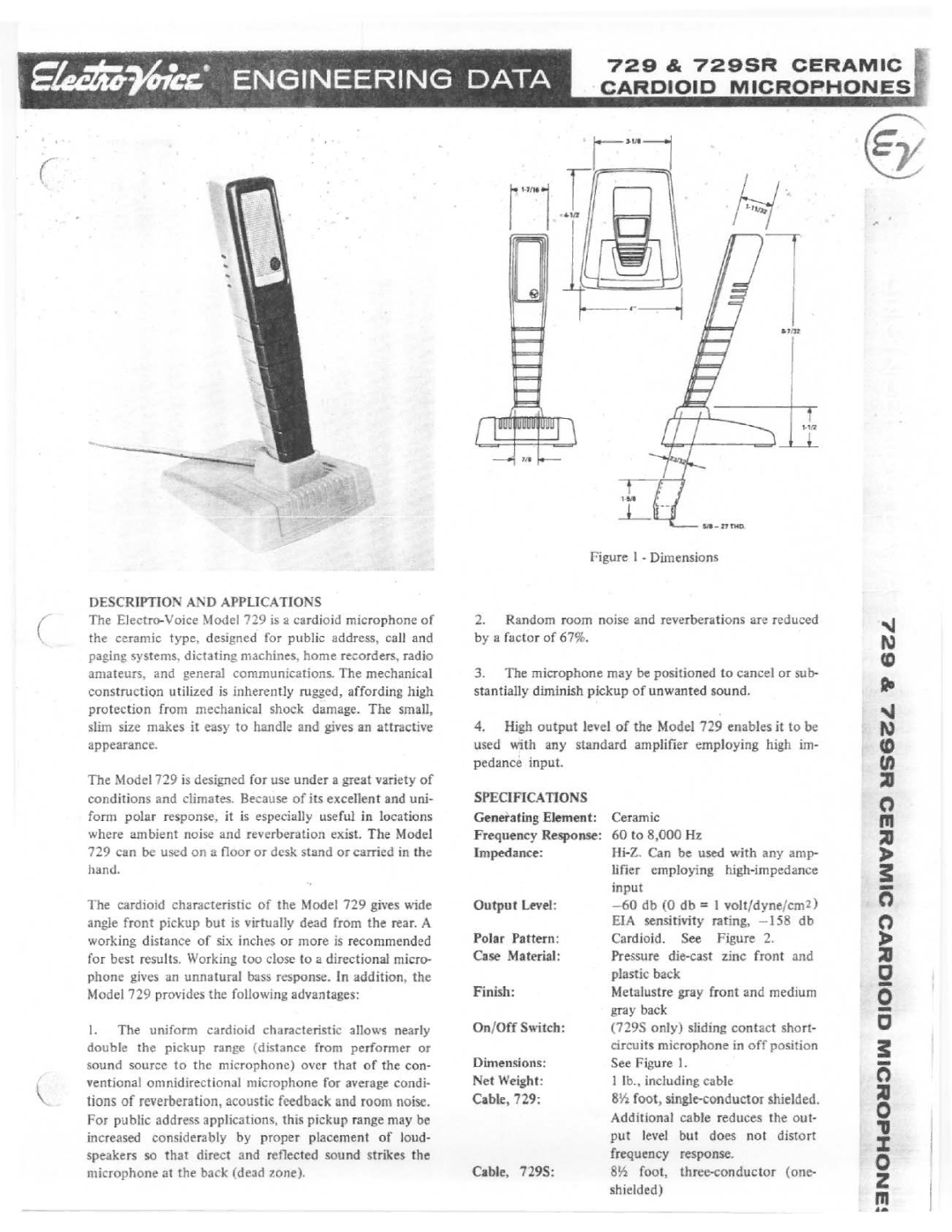 Electro-Voice 729S manual 