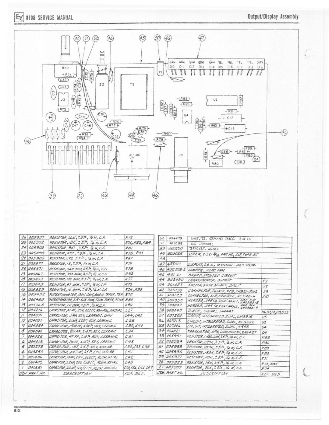 Electro-Voice 8108 manual 