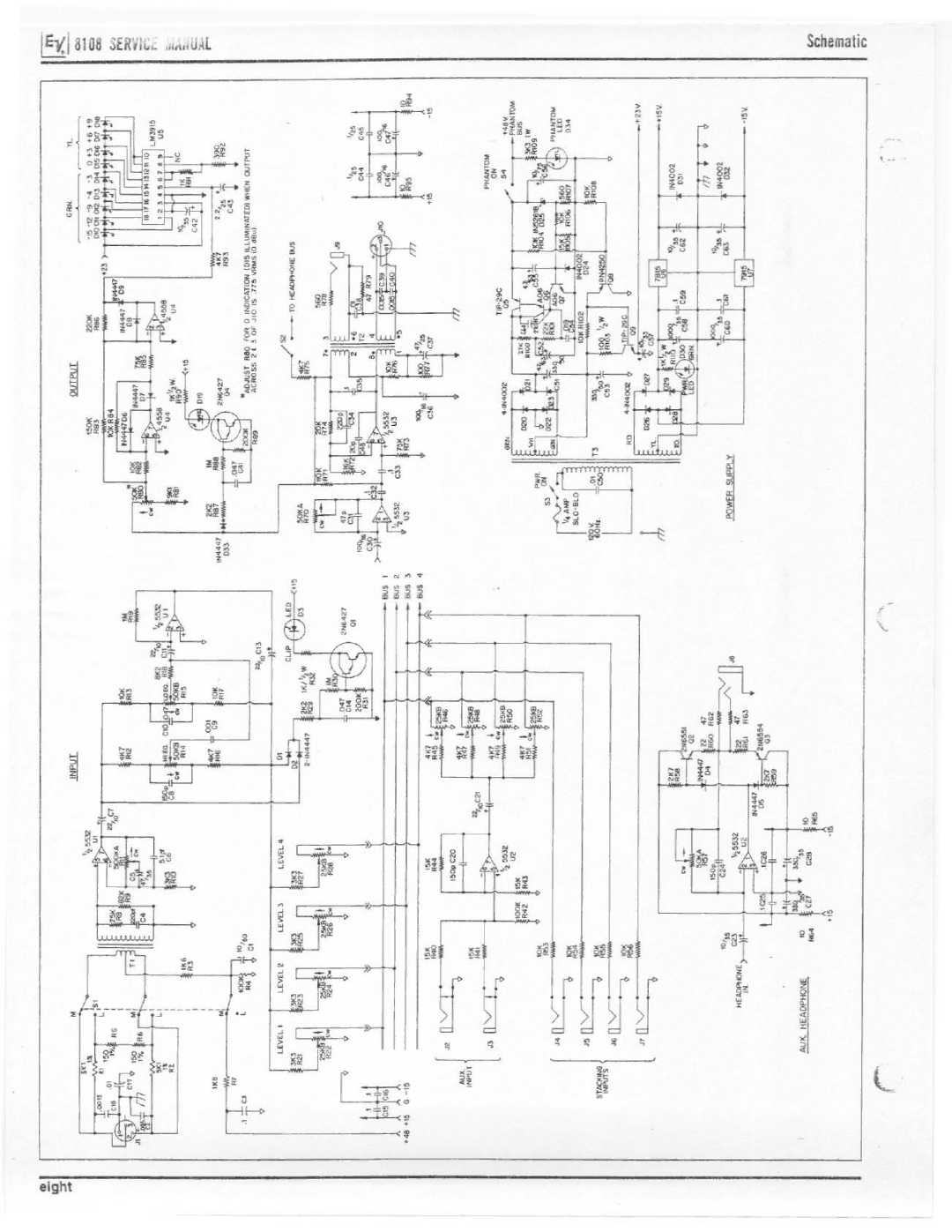 Electro-Voice 8108 manual 