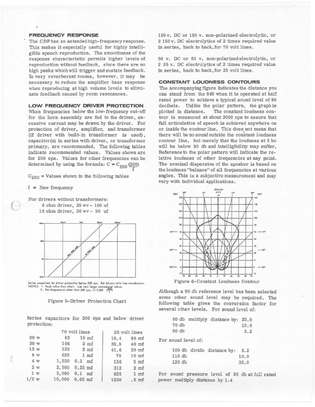 Electro-Voice 848 manual 