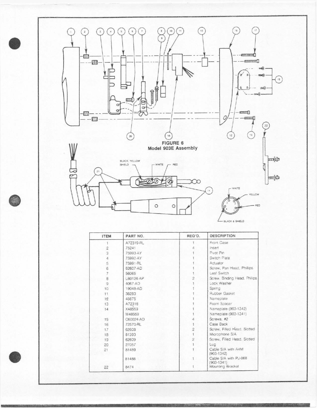 Electro-Voice 903E manual 