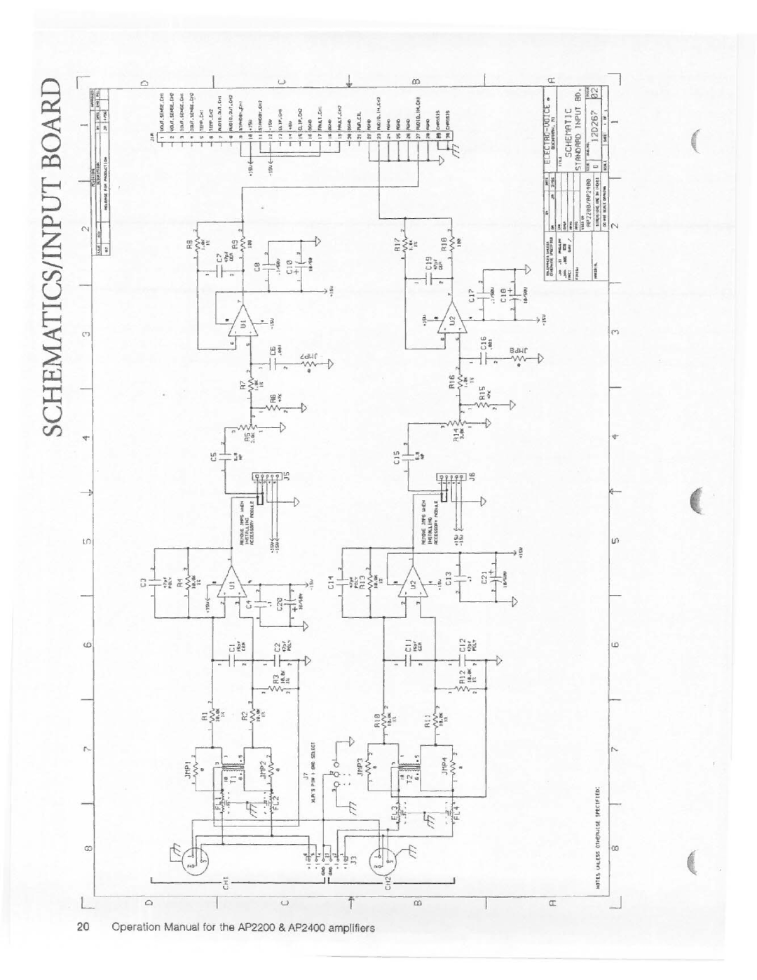 Electro-Voice AP2400 manual 