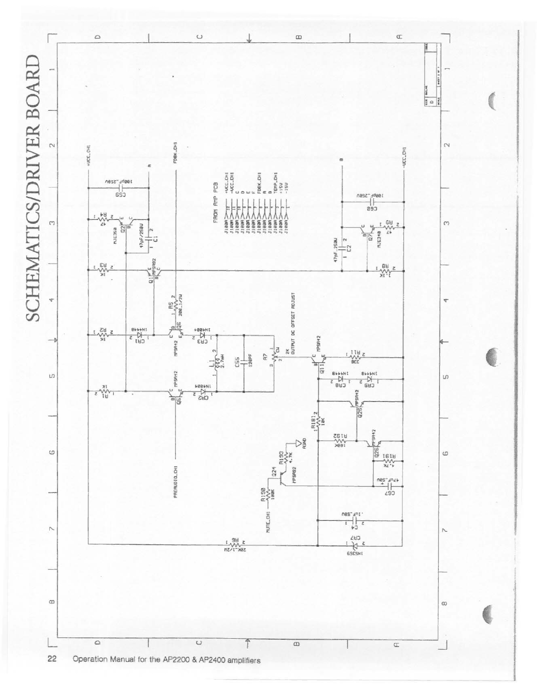 Electro-Voice AP2400 manual 