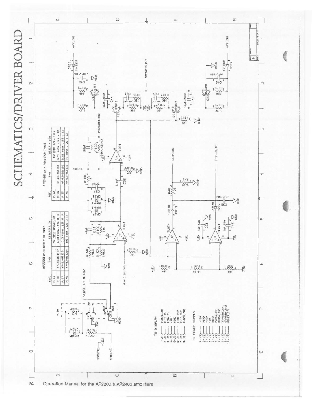 Electro-Voice AP2400 manual 