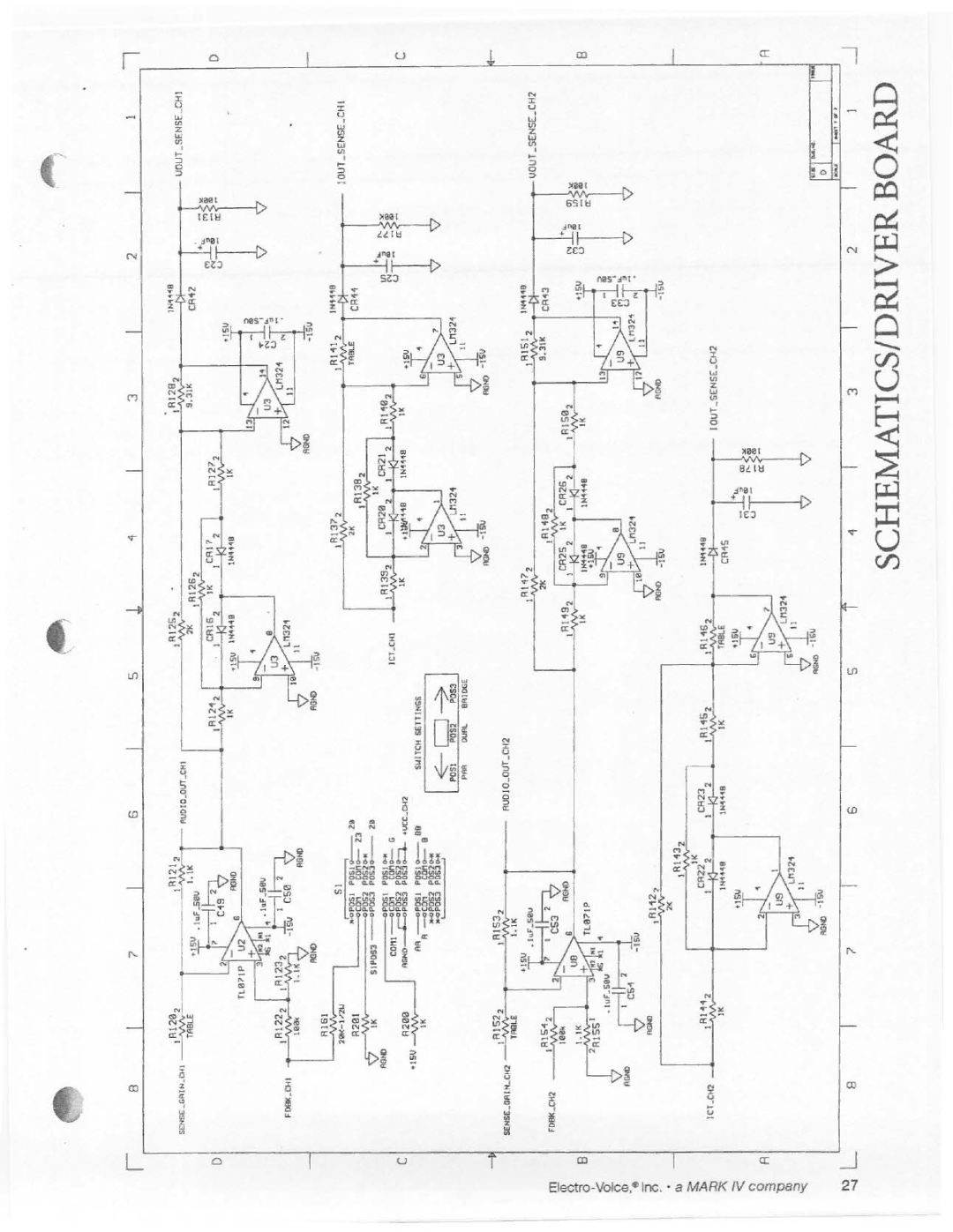 Electro-Voice AP2400 manual 