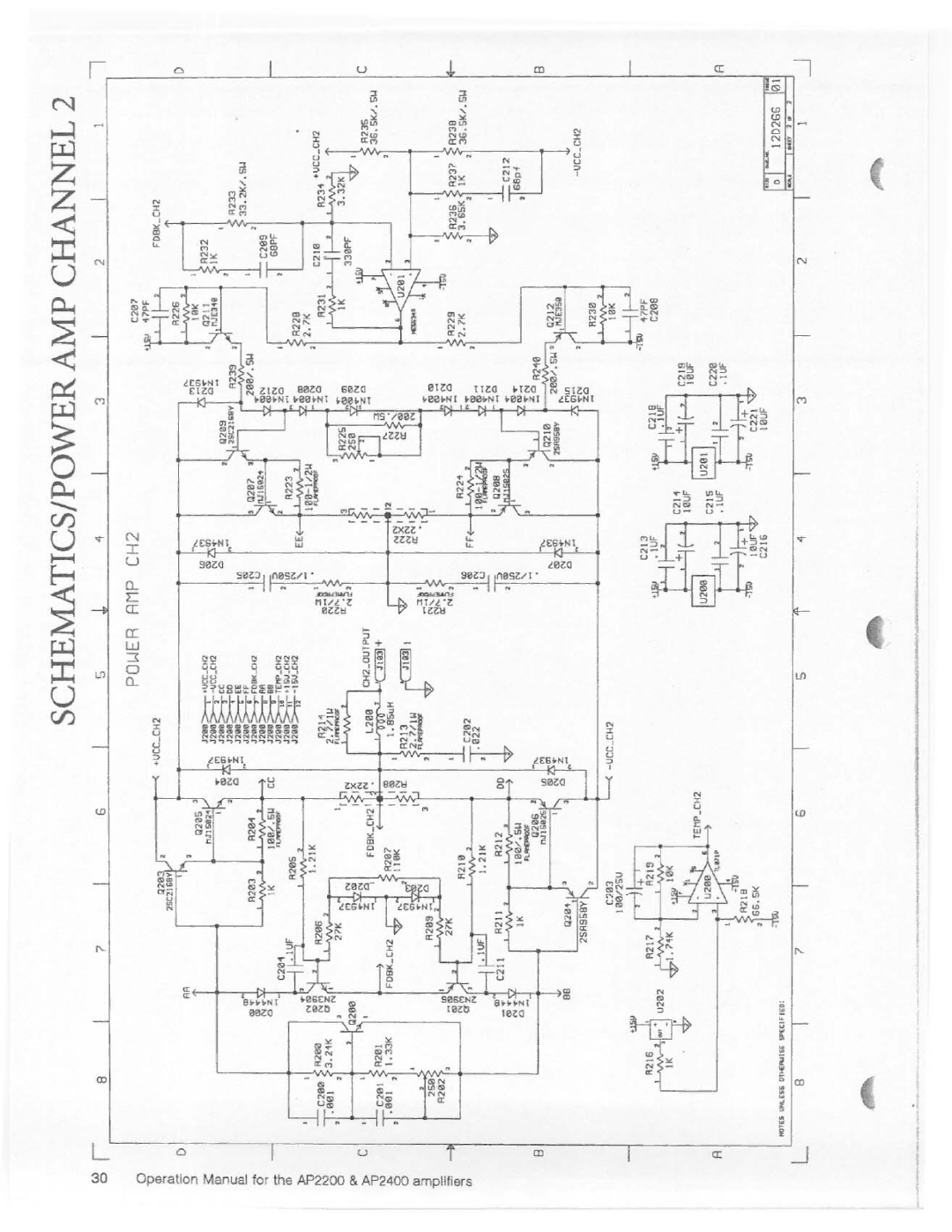 Electro-Voice AP2400 manual 