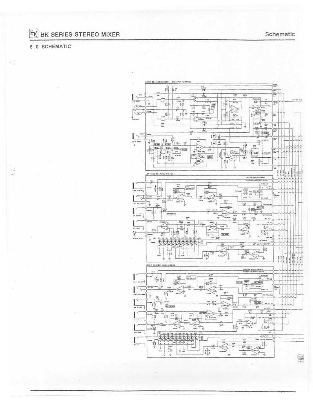 Electro-Voice BK Series manual 