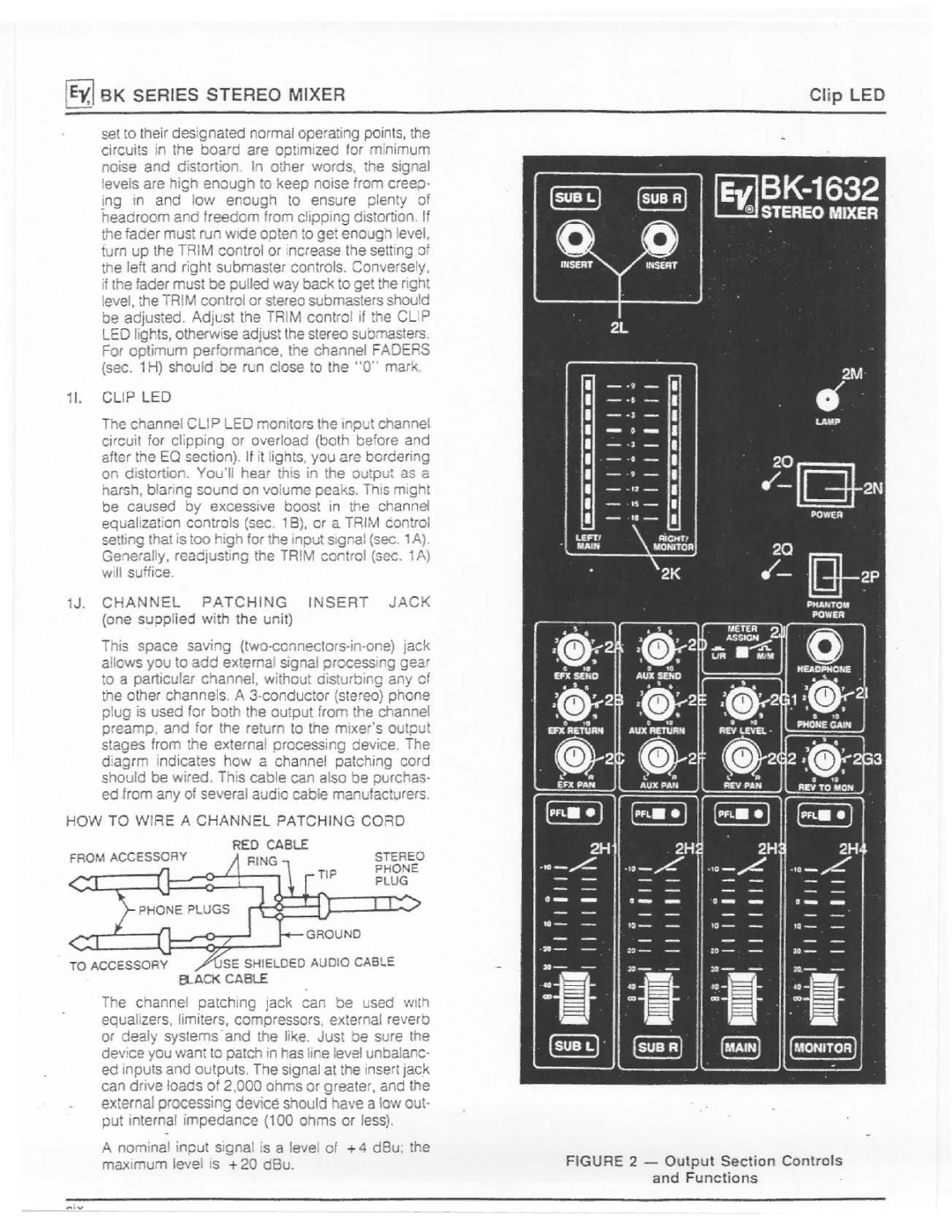 Electro-Voice BK Series manual 