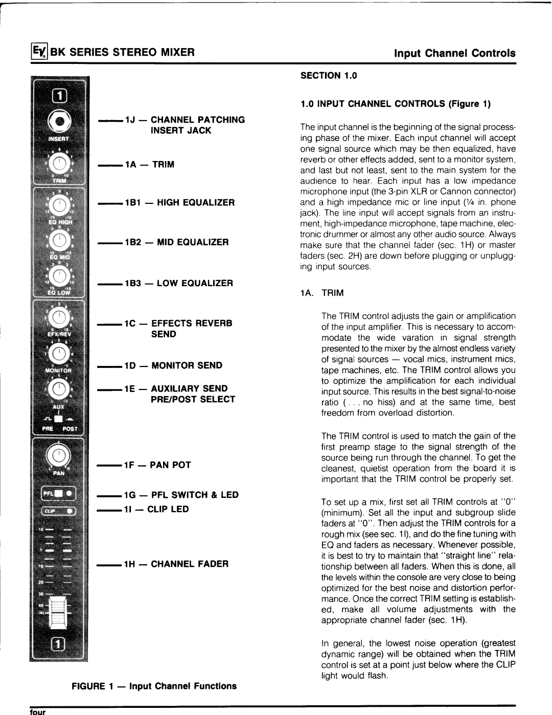 Electro-Voice BK manual 