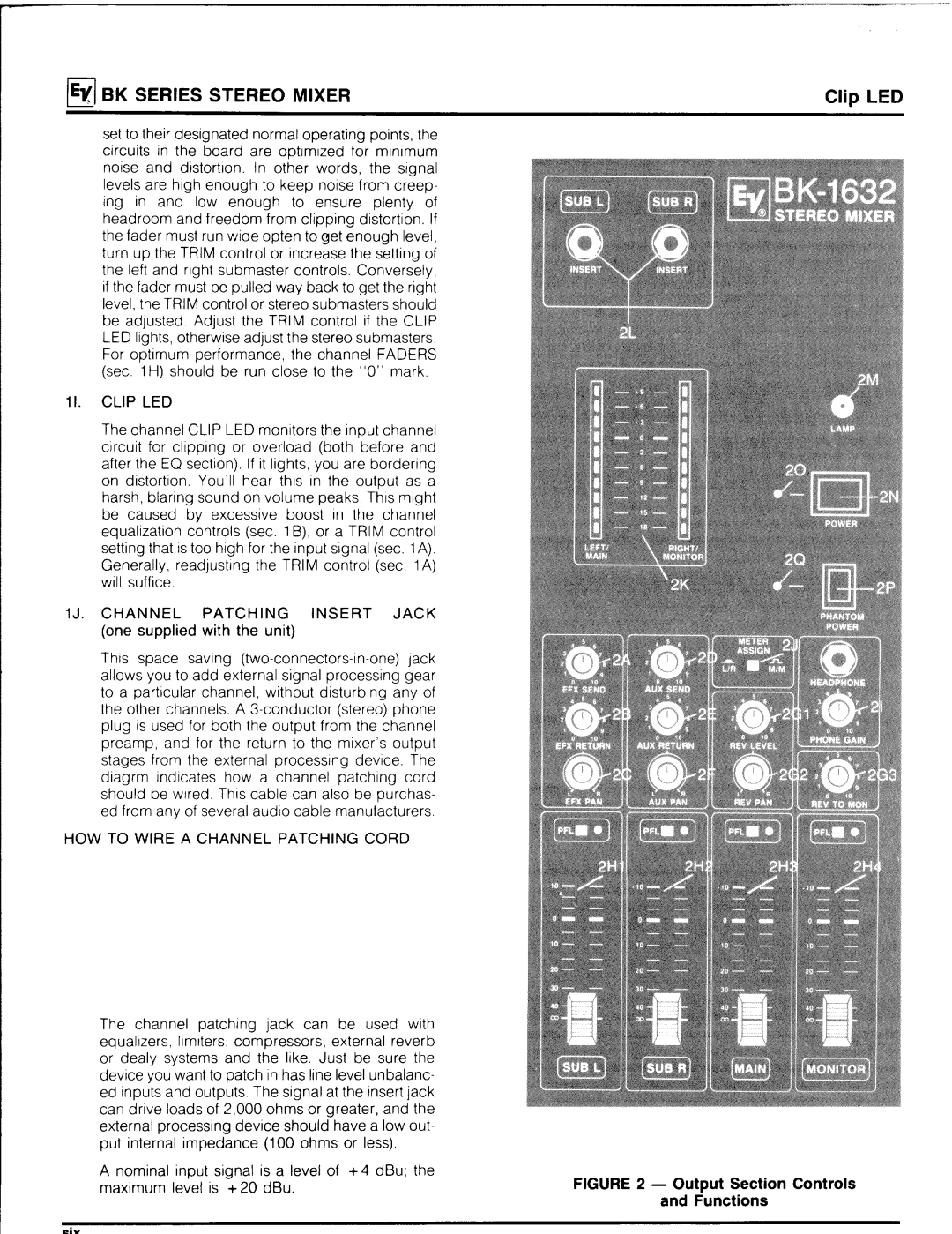 Electro-Voice BK manual 