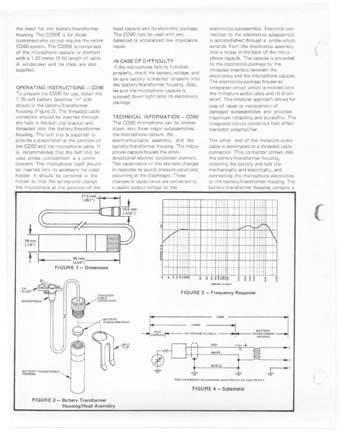 Electro-Voice C090E manual 