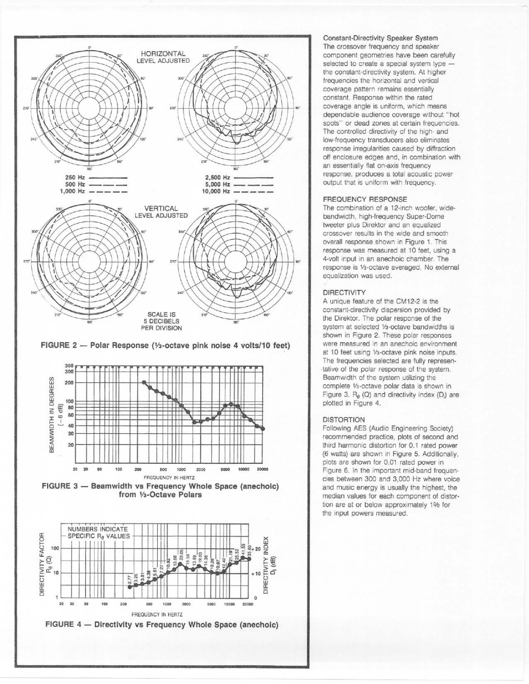 Electro-Voice CM12-2 manual 