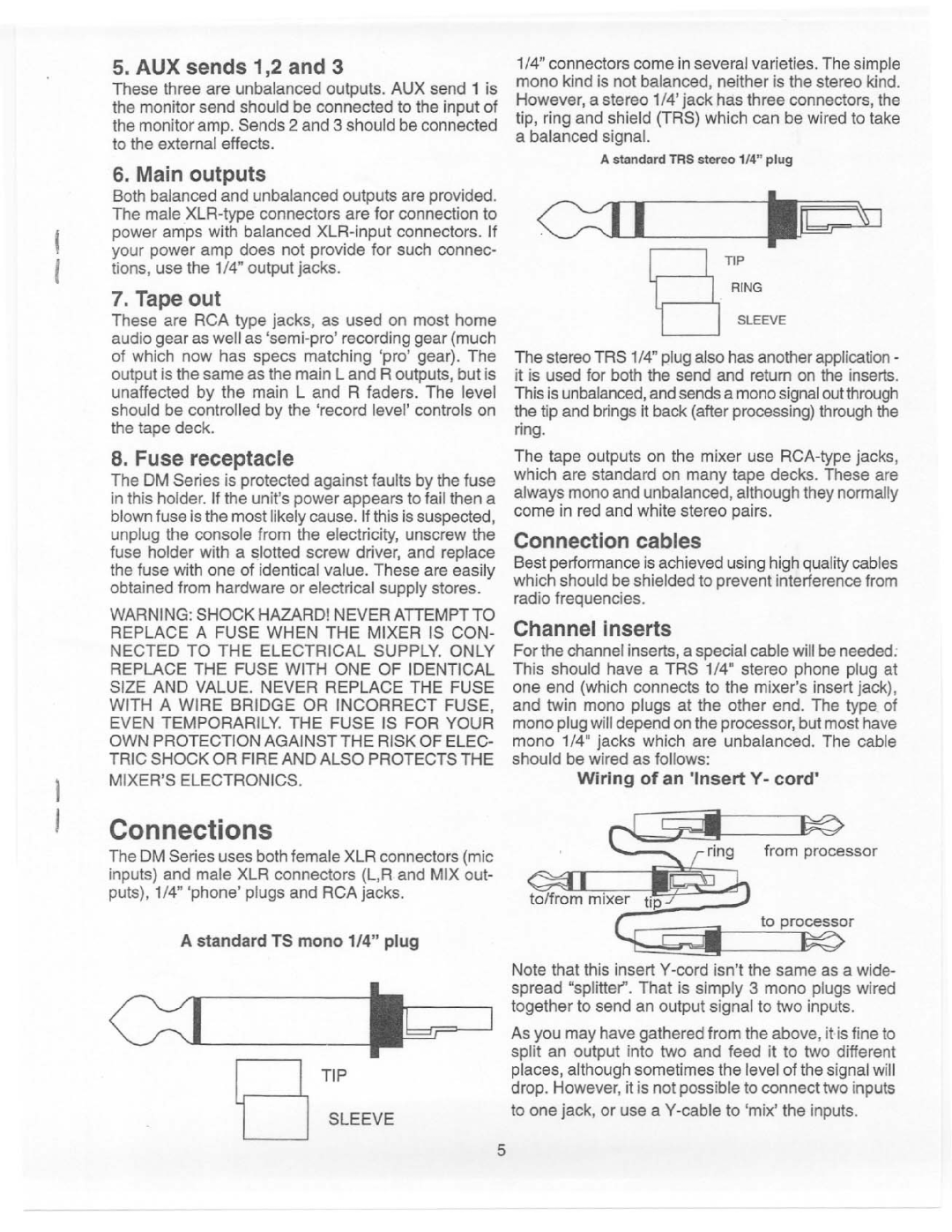 Electro-Voice DM Series manual 