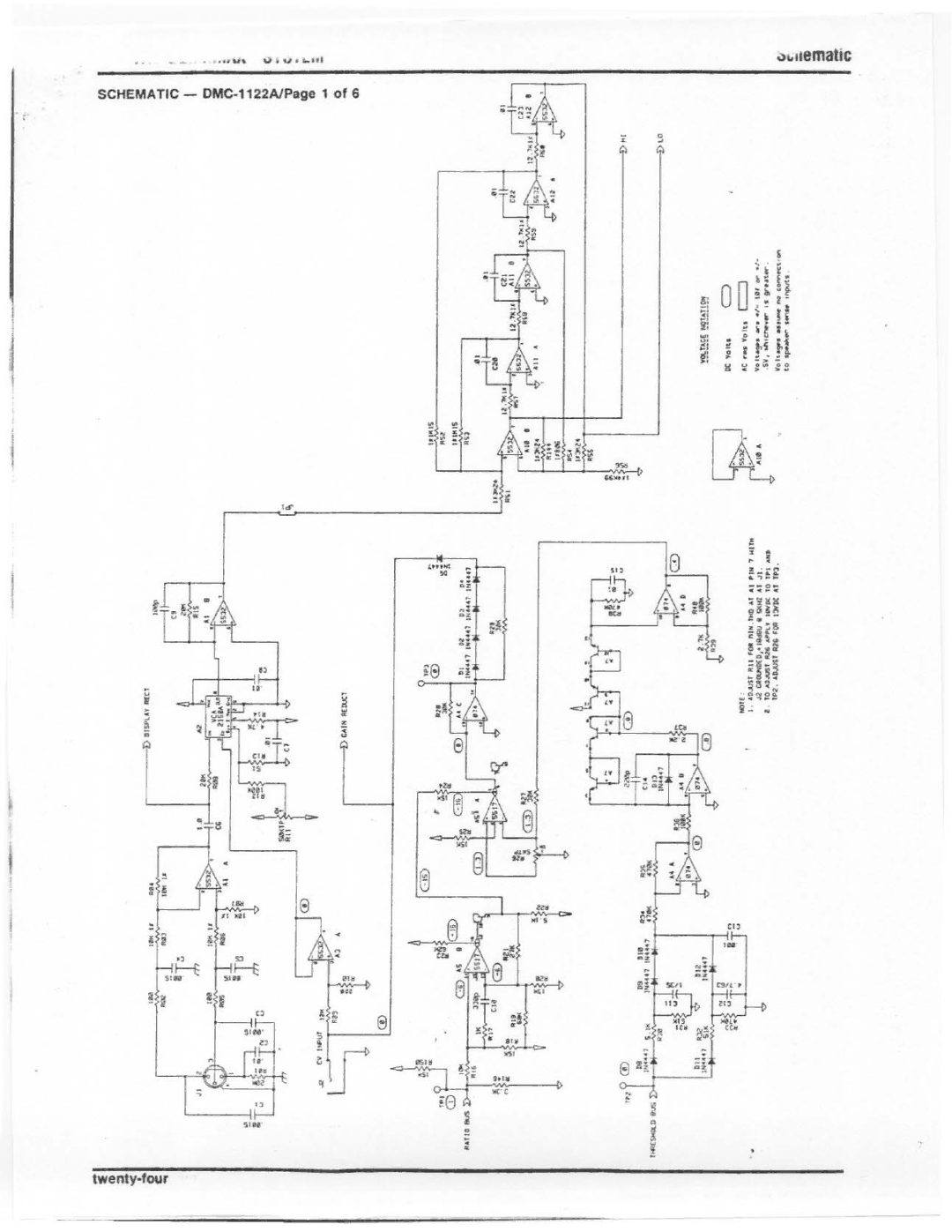 Electro-Voice DMC-1152A, DMC-1122A manual 