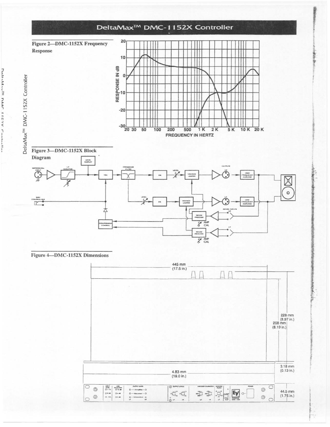 Electro-Voice DMC-1152X manual 