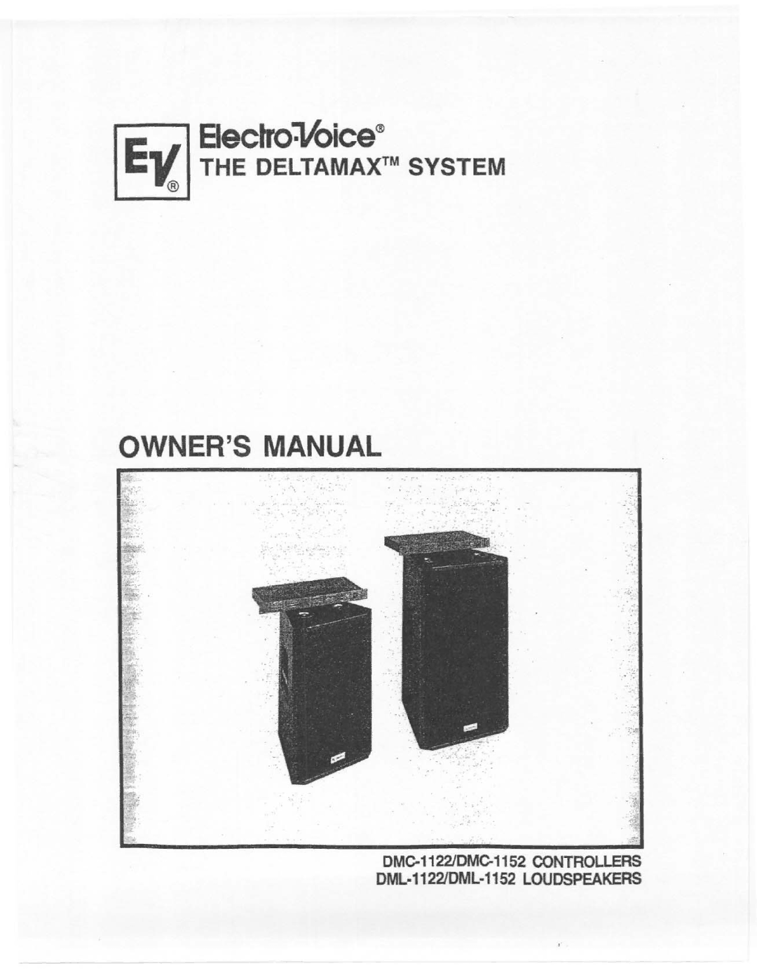 Electro-Voice DML-1122 manual 