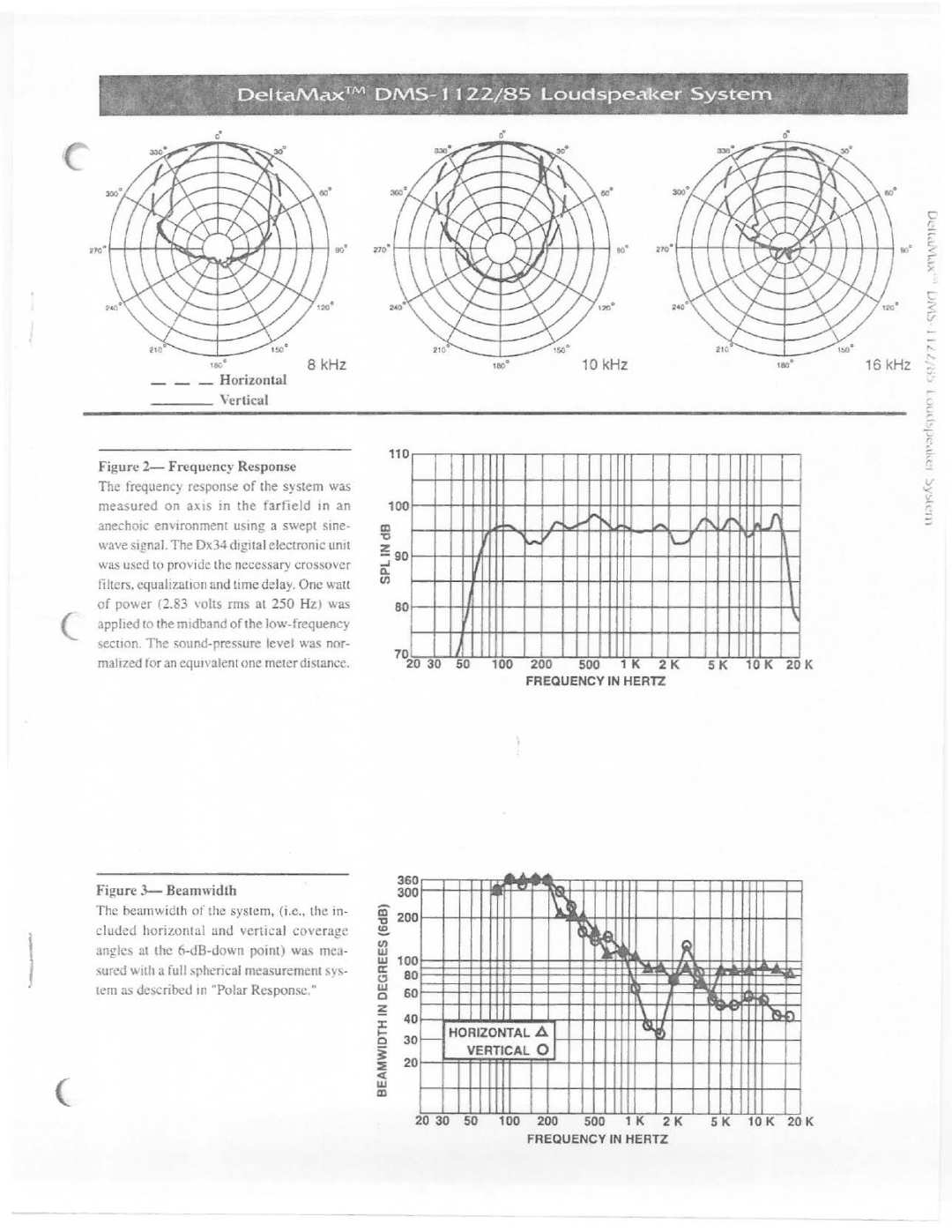 Electro-Voice DMS-1122/85 manual 