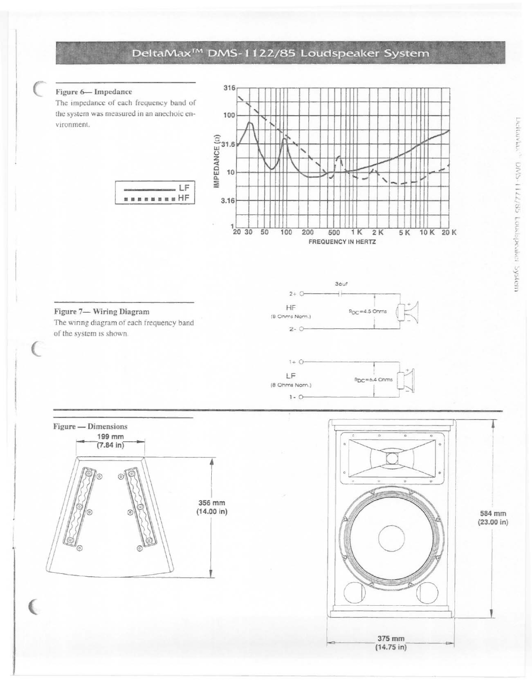 Electro-Voice DMS-1122/85 manual 