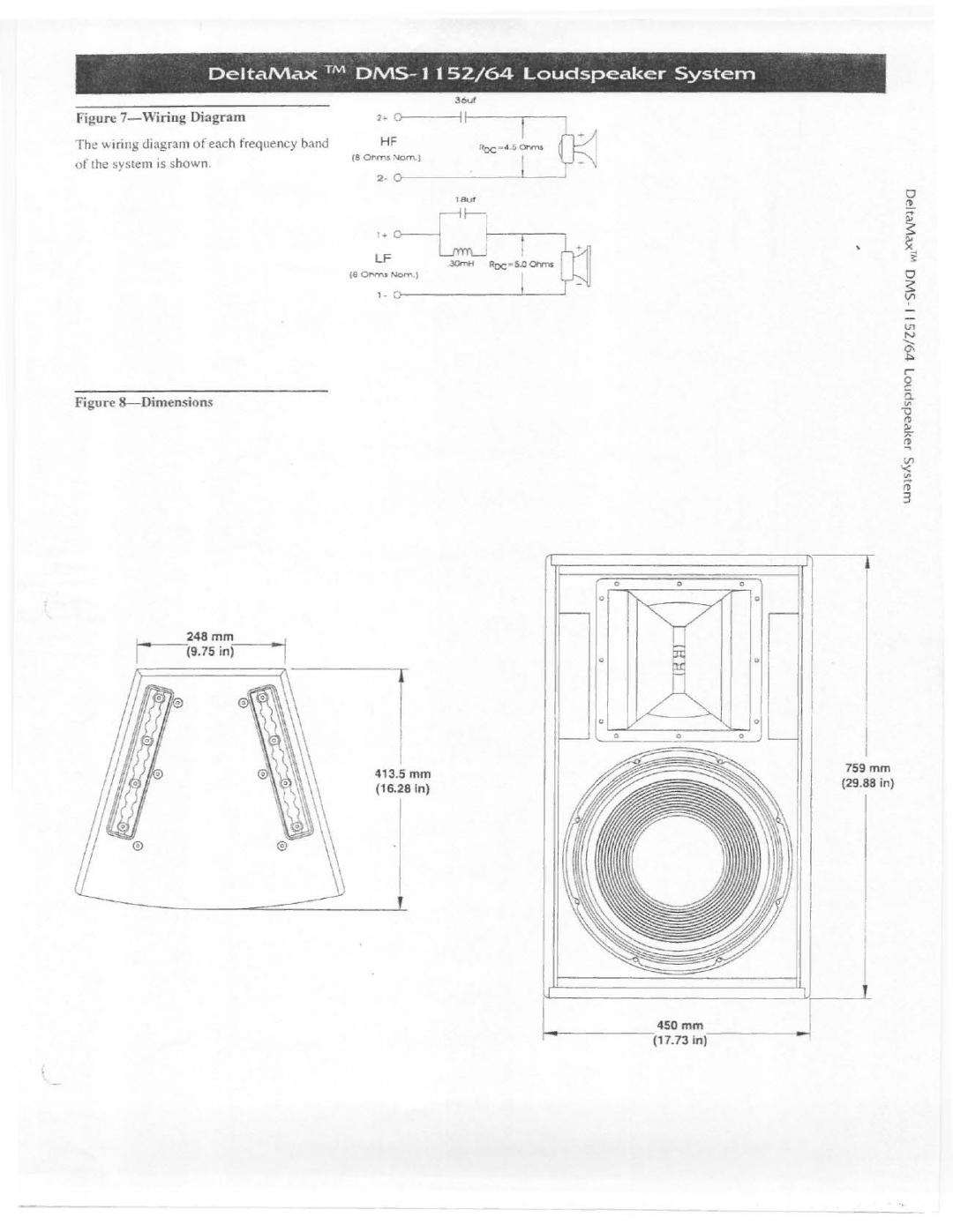 Electro-Voice DMS-1164 Series, DMS-1152 Series manual 