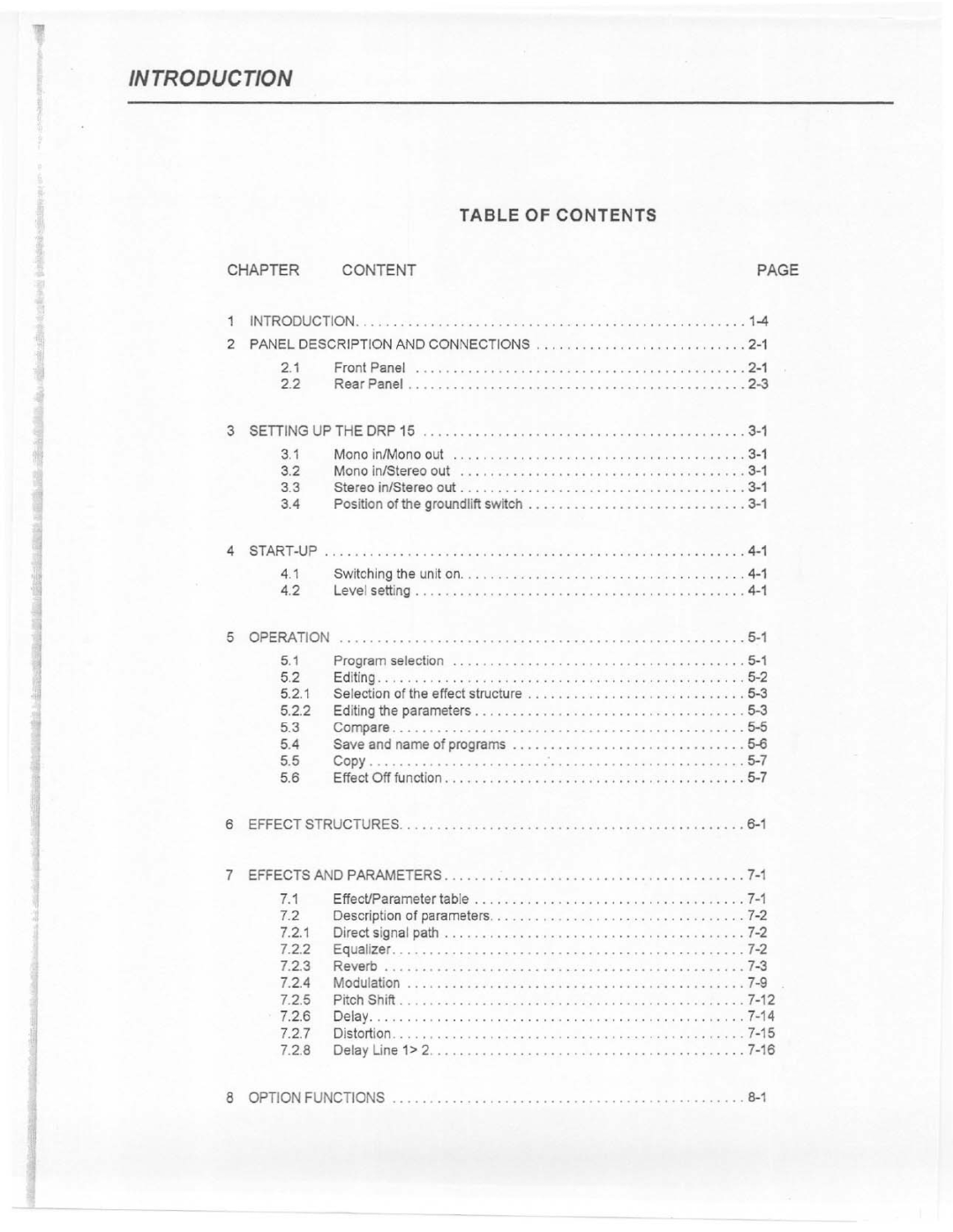 Electro-Voice DRP 15 manual 