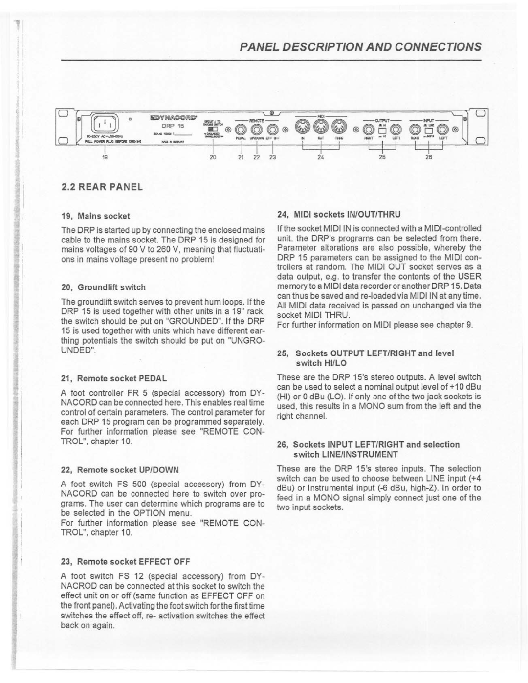 Electro-Voice DRP 15 manual 