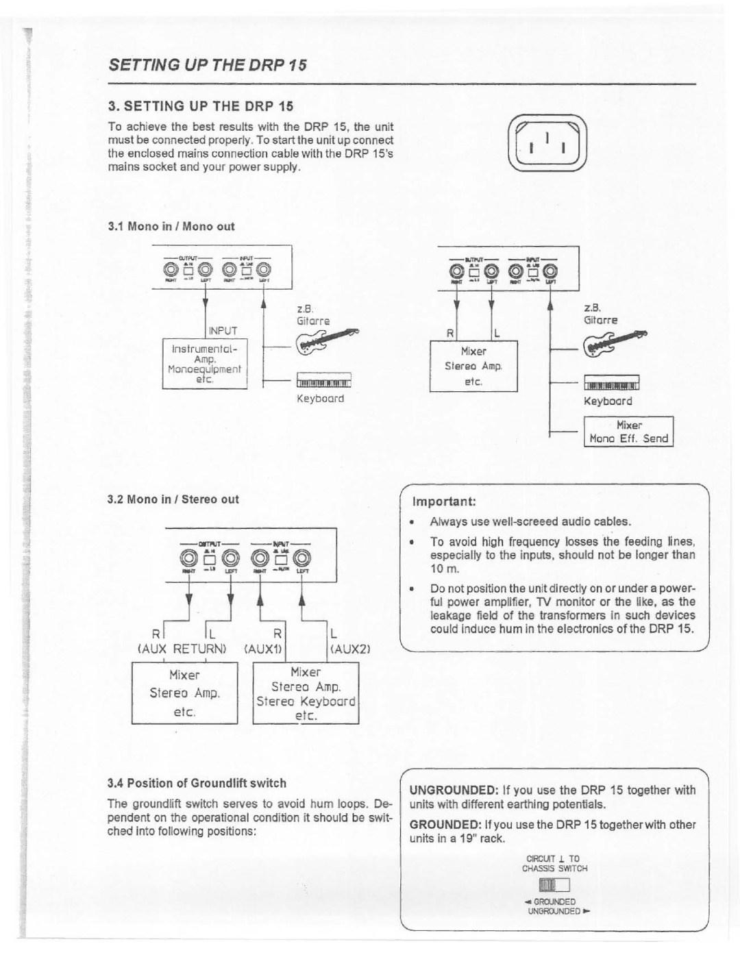 Electro-Voice DRP 15 manual 