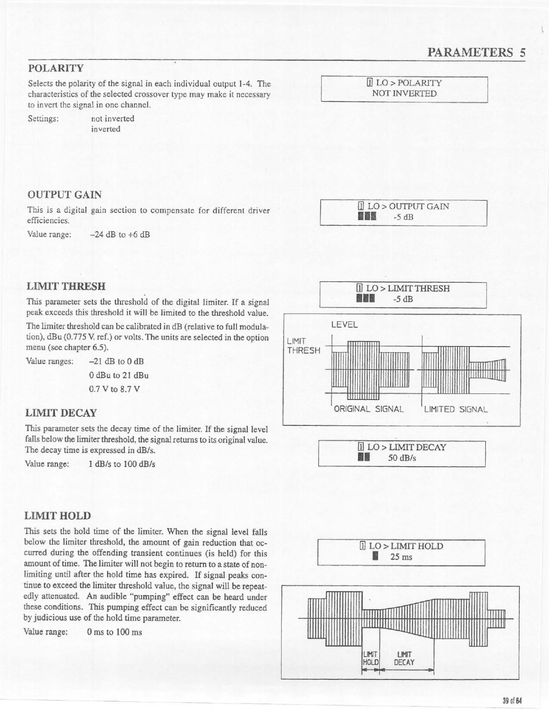 Electro-Voice Dx34 manual 