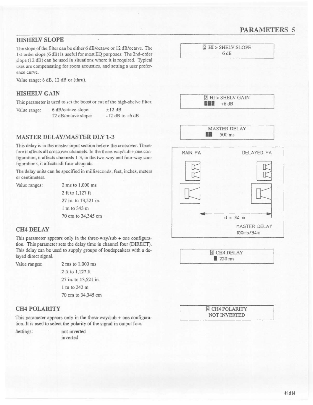 Electro-Voice Dx34 manual 