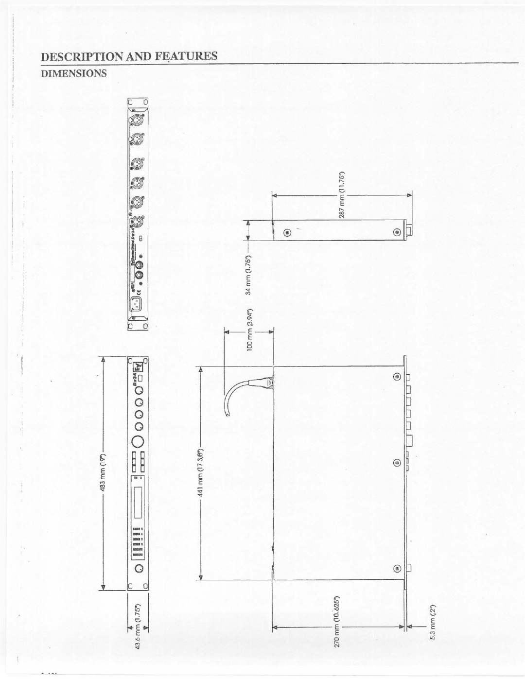 Electro-Voice Dx34 manual 